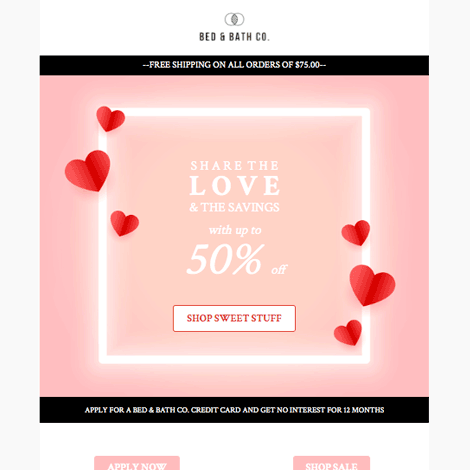 Valentine's Day Pink Square Editable Text Marketing